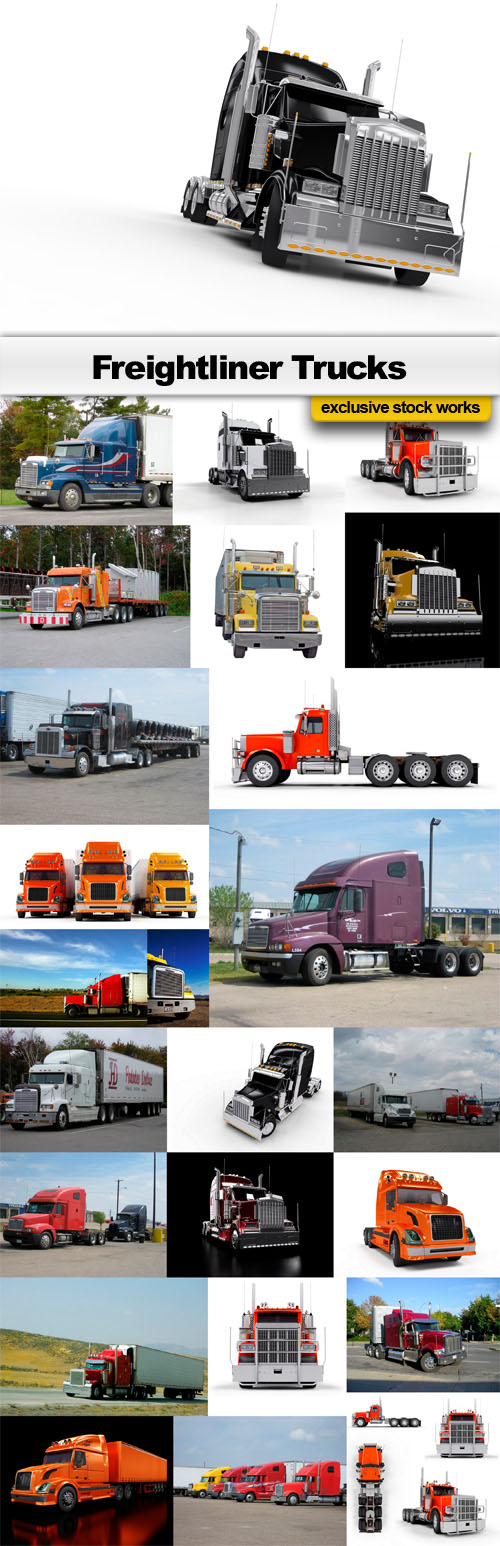 Freightliner Trucks - 25x JPEGs