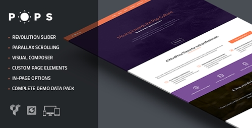 ThemeForest - Pops v1.0 - Responsive One Page Parallax Theme