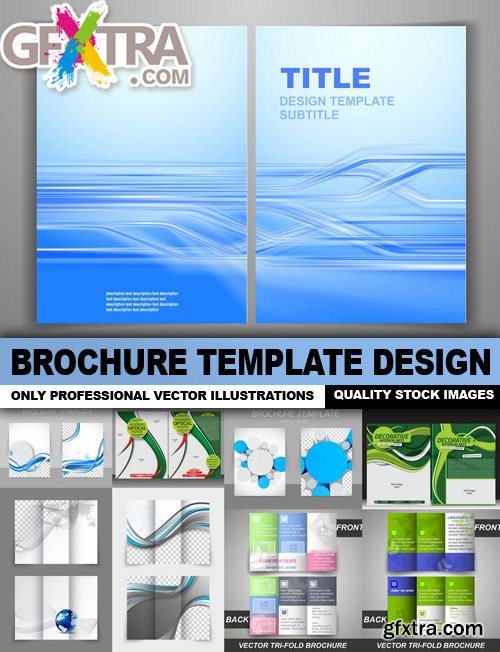 Brochure Template Design - 25 Vector