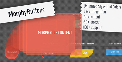 CodeCanyon - Morphy Buttons v1.1.0 - jQuery any Content Morpher