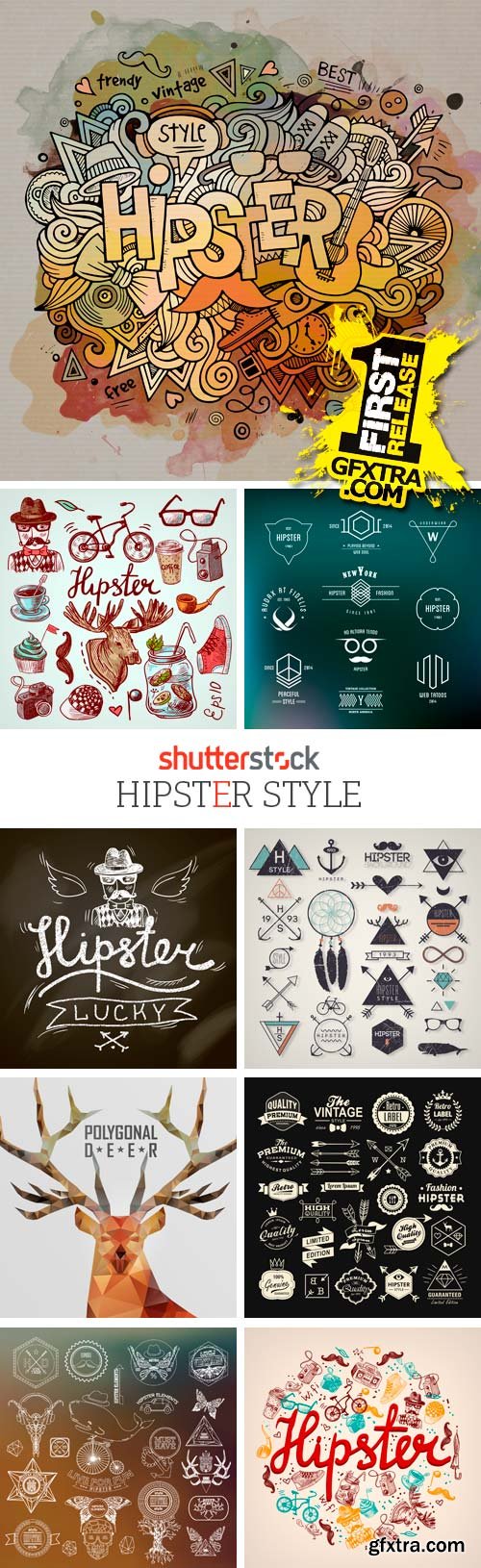 Hipster Style 25xEPS