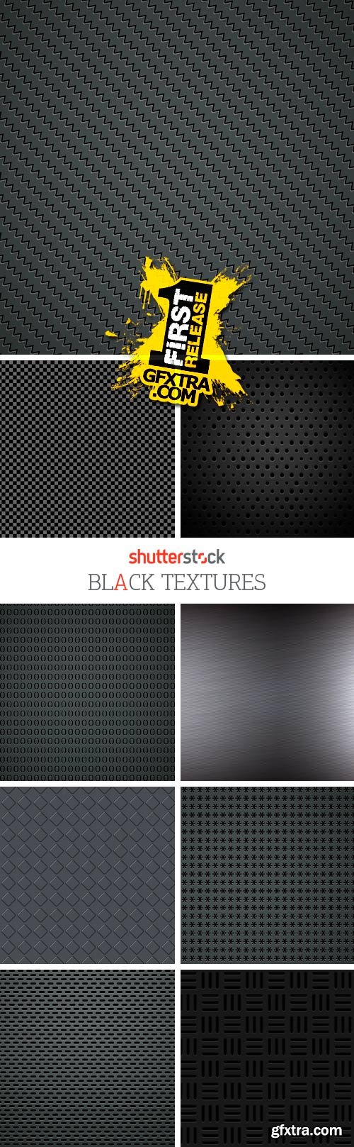 Black Textures 25xEPS