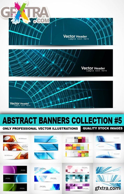 Abstract Banners Collection #5, 25xEPS