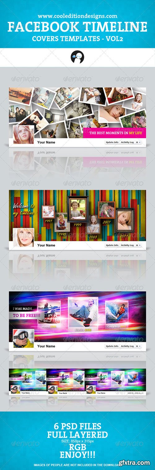 GraphicRiver - Facebook Timeline Covers Templates VOL2