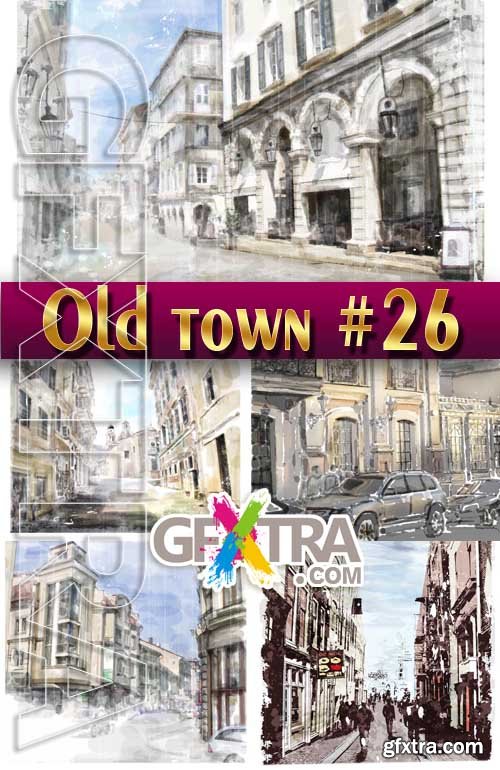 Old Town #26 - Stock Vector