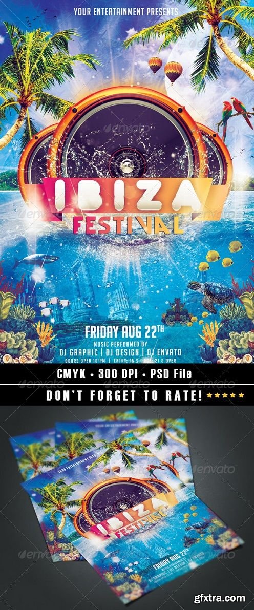Ibiza Festival Flyer - Graphicriver 8551374