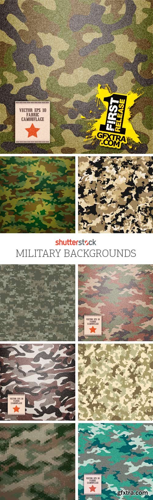 Military Backgrounds 25xEPS