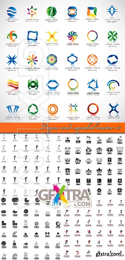 Logos and symbol vector 15