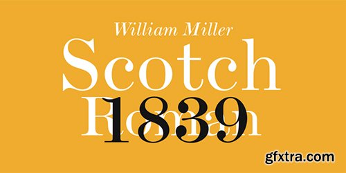 Scotch Roman MT Font Family - 2 Fonts $58