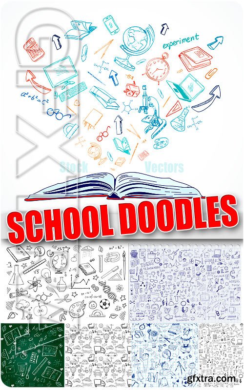 School Doodles 2 - Stock Vectors