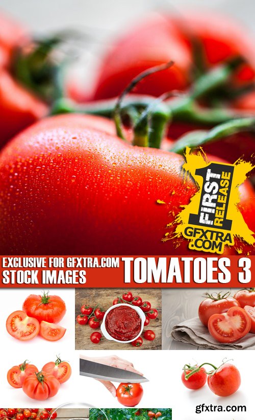 Stock Photos - Tomatoes 3, 25xJPG