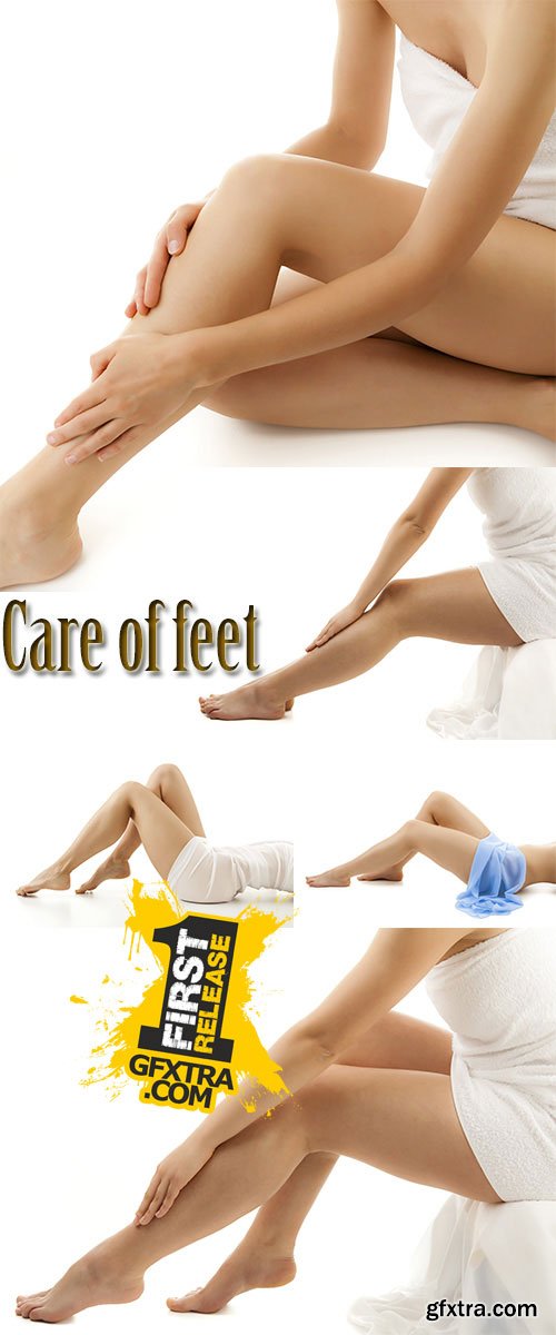Stock Photo: Care of feet