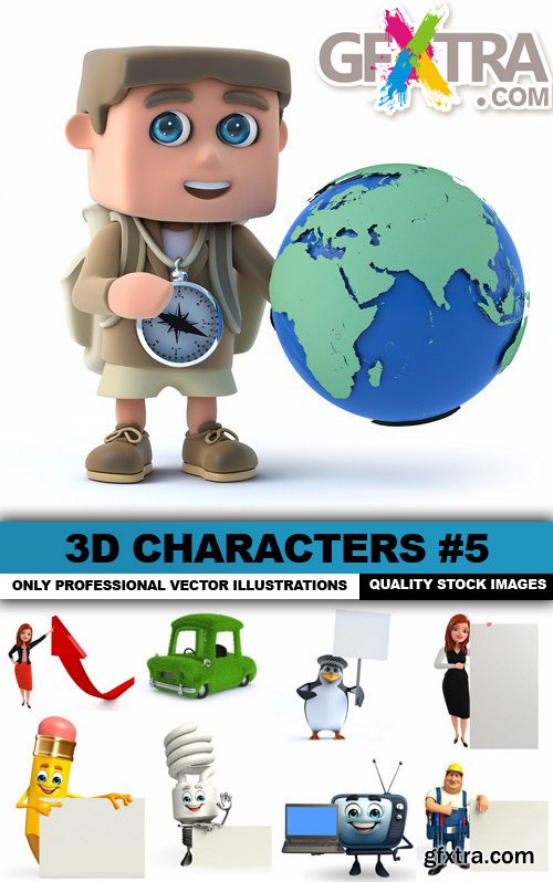 3D Characters #5, 25xJPG