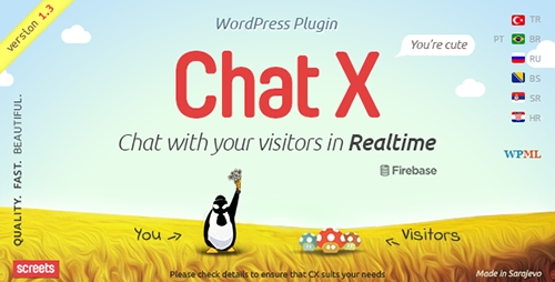 CodeCanyon - Chat X v1.2 - WordPress Chat plugin for Sales & Support
