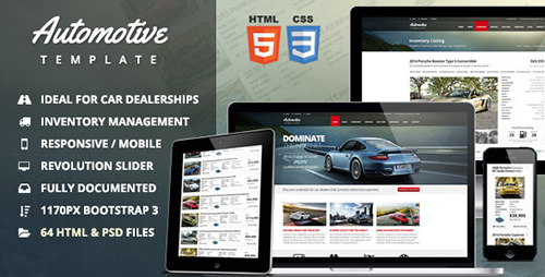 ThemeForest - Automotive Car Dealership & Business HTML Template - RIP