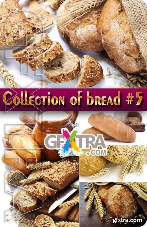 Food. Mega Collection. Bread and wheat #5 - Stock Photo