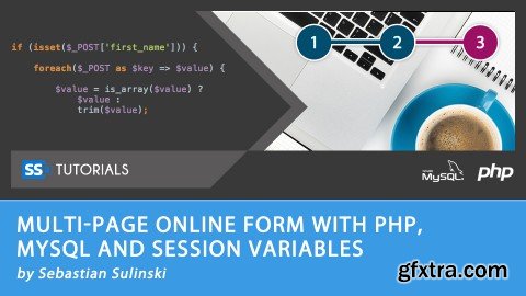 Multi page online form with PHP, MySQL and Session Variables