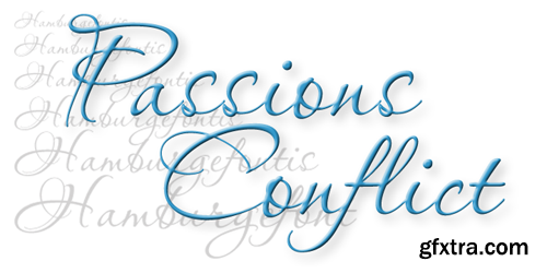 Passions Conflict Font for $25