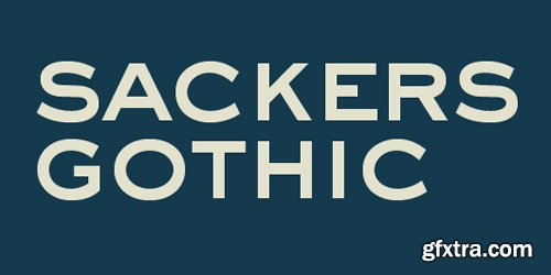 Sackers Gothic Font Family - 4 Fonts for $116