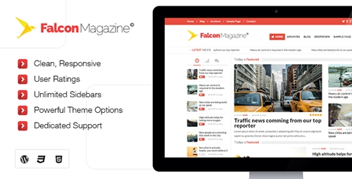 ThemeForest - Falcon v1.0 - Responsive WordPress Magazine Theme