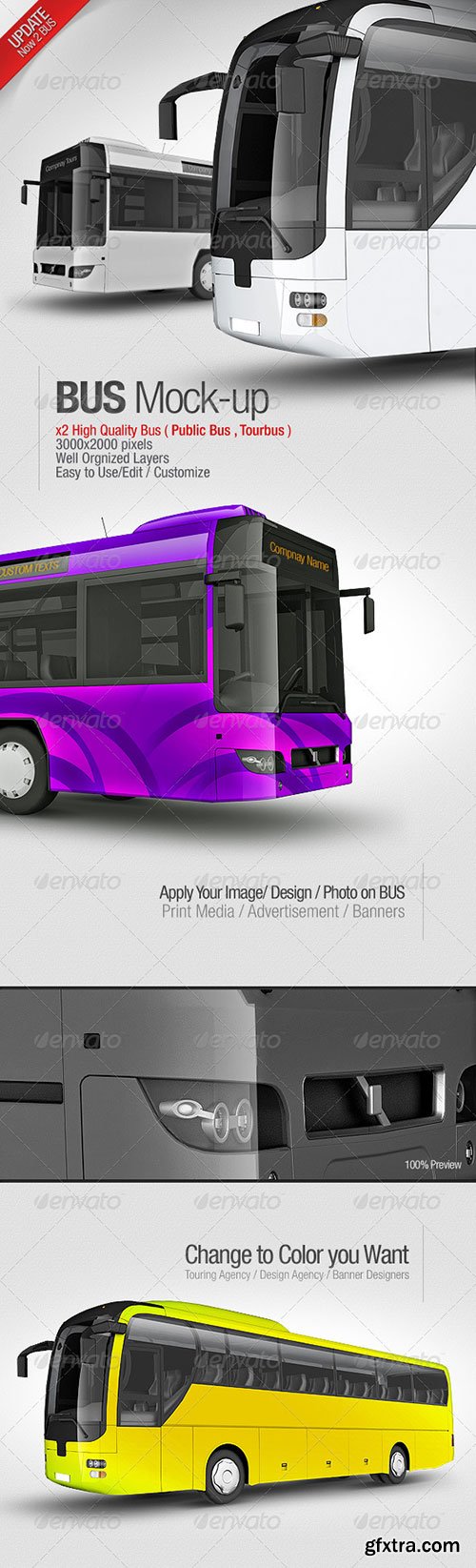 GraphicRiver - Bus Mockup