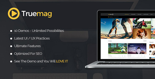 ThemeForest - True Mag v2.11.3 - Wordpress Theme for Video and Magazine
