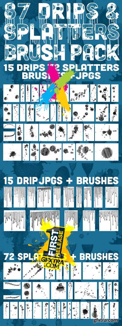 Drips and Splatters Brush Pack