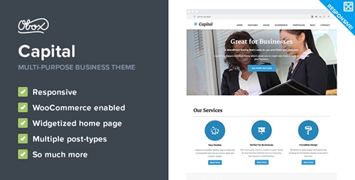ThemeForest - Capital v1.2.2 - Multi-Purpose Business WordPress Theme