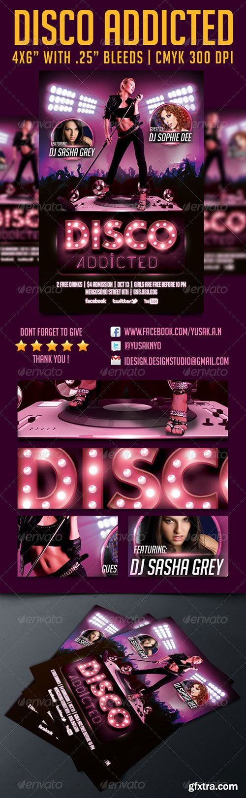 GraphicRiver - Disco Addicted Flyer Template