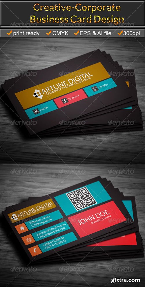 GraphicRiver - Corporate Business Card 6674838
