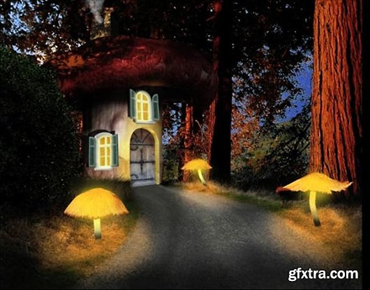 Lynda - Bert Monroy: Dreamscapes - Mushroom House