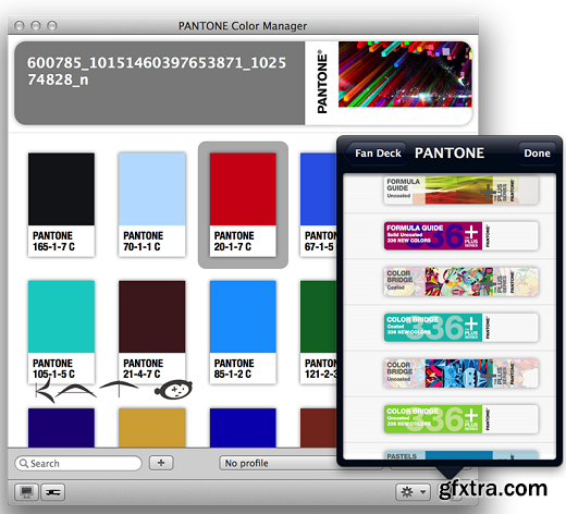 Pantone Color Manager 2.0.1 (730) MacOSX