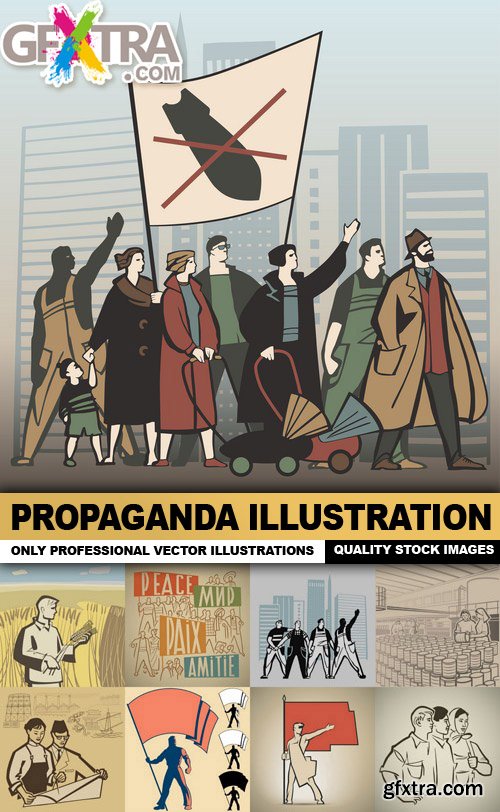 Propaganda Illustration - 25 Vector