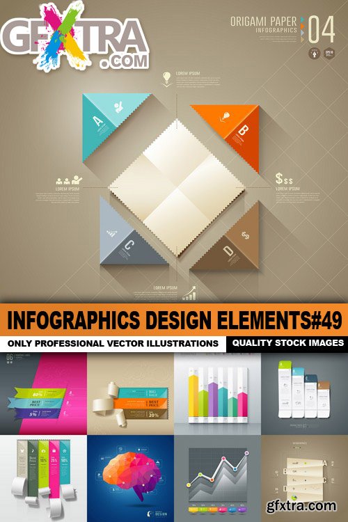 Infographics Design Elements#49 - 25 Vector