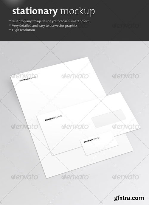 GraphicRiver - Clean Stationary Mockup