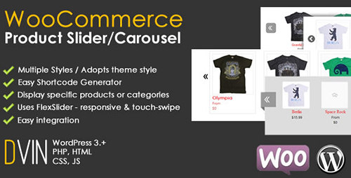 CodeCanyon - WooCommerce Product Slider / Carousel v1.5.5