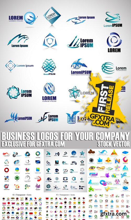 Stock Vectors - Business logos for your company, 25xEPS