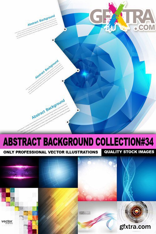 Abstract Background Collection#34 - 25 Vector