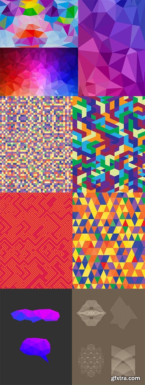 13 Geometric Backgrounds and Shapes