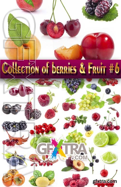 Food. Mega Collection. Berries and Fruits #6 - Stock Photo