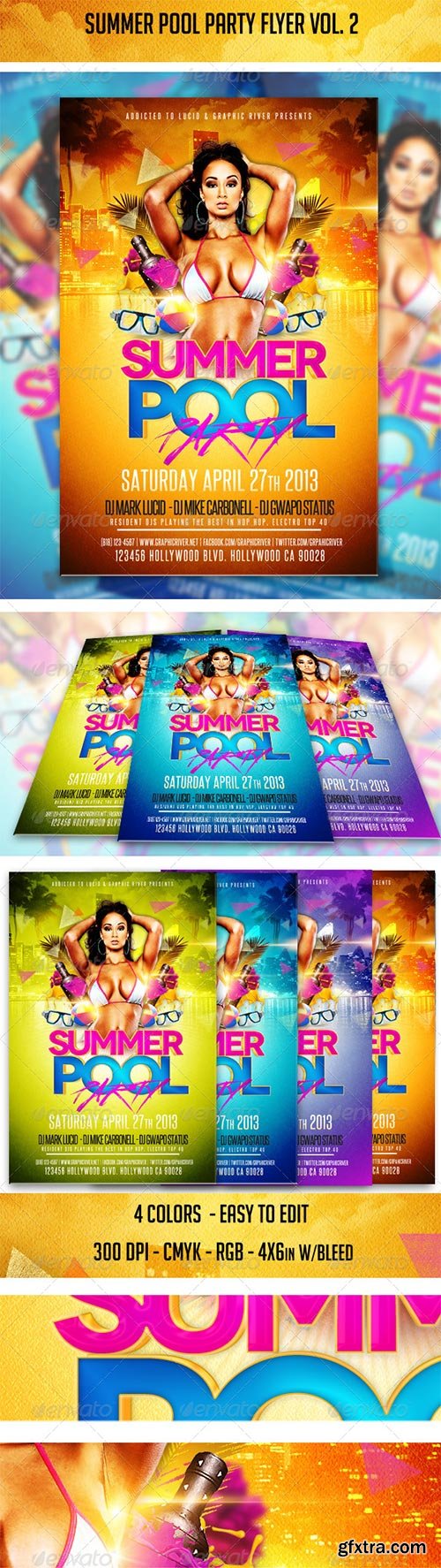 GraphicRiver - Summer Pool Party Flyer Vol. 2, 4166537