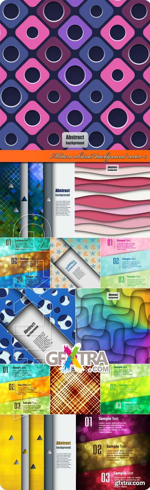 Modern abstract background vector 3