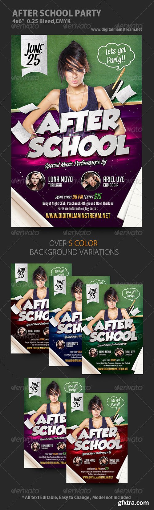 GraphicRiver - After School Party Flyer