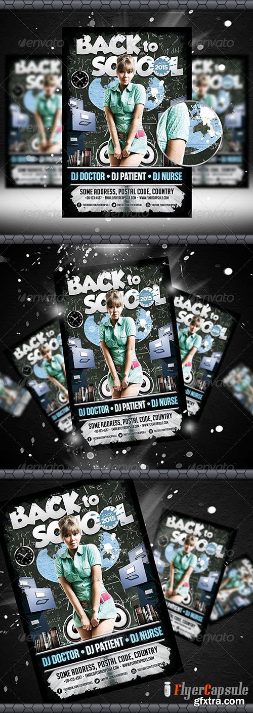 GraphicRiver - Back to School Flyer Template 5174631