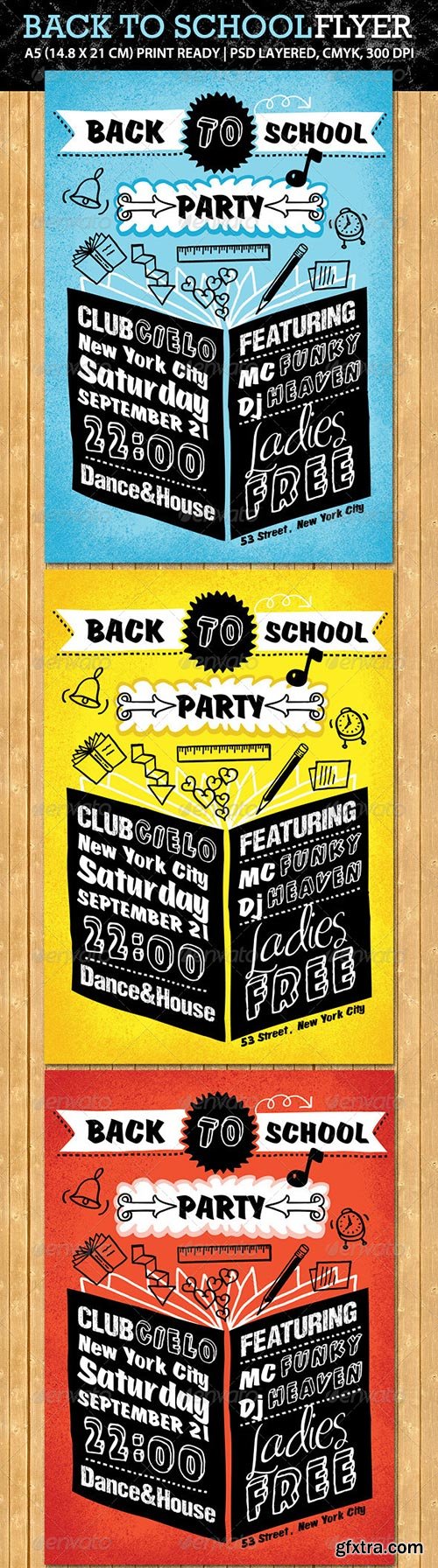 GraphicRiver - Back to School Party Flyer 5447212