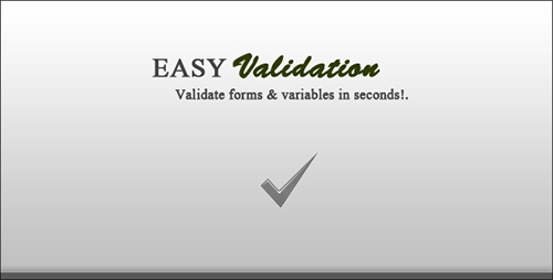 CodeCanyon - EasyValidation - PHP Special Form Validation Class