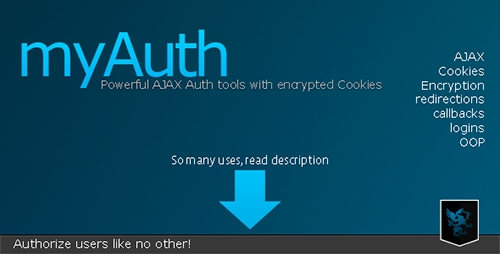 CodeCanyon - myAuth v1.0 - Powerful Auth tools w/ encrypted Cookies
