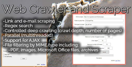 CodeCanyon - Web Crawler and Scraper for Files and Links