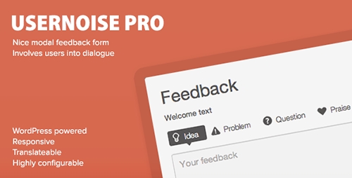 CodeCanyon - Usernoise Pro Modal Feedback & Contact form v3.7.14
