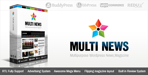 ThemeForest - Multinews v1.5.3 - Multi-purpose Wordpress News,Magazine